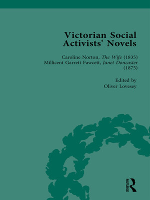 cover image of Victorian Social Activists' Novels Vol 1